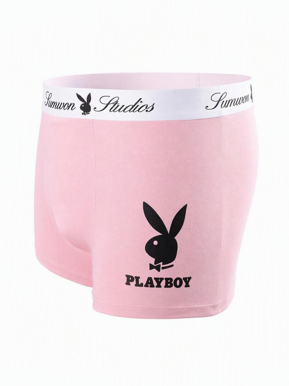 PLAYBOY X SUMWON Boxershorts 3er-Pack mit Logo-Bund, bequeme Alltagshose, Feiertags-Geschenkset