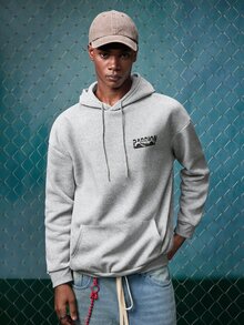 EVRINFINITE Men's Printed Hoodie, Car Enthusiast Gift, Car Themed Hoodie, For Fall, Long Sleeve Top - Grey - View 4