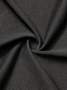 Manfinity Hypemode Men's Solid Color Long Sleeve Zip-Up Casual Hoodie - Black - View 7