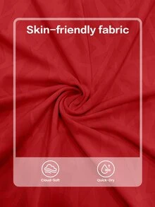 Exploreva Exploreva Casual Solid Color Breathable Sports Tank Top, Summer - Red - View 4