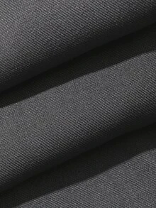 DAZY Pantalones casuales sueltos de pierna ancha con bolsillos y cintura con cordón para niño - Gris - Ver 6