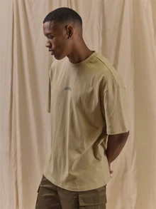 Musero Oversized Graphic Tshirt "BUILT FOR THE LONG RIDE"Back Graphic Tshirt Spring Summer Essentials - Coffee Brown - View 3