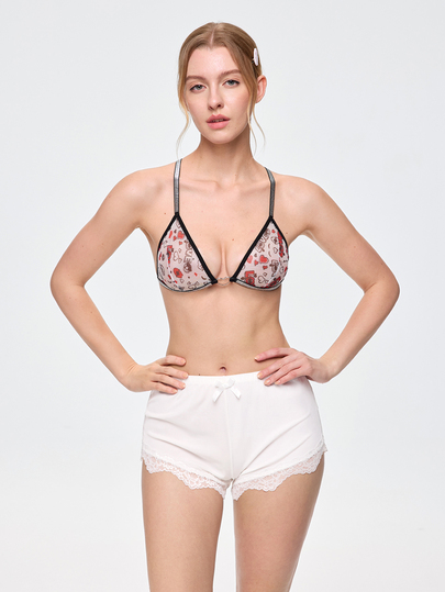Bonmuse Sexy Halloween Backless Breathable Bra