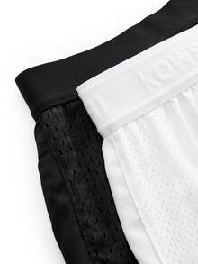 SHEIN Cheerettes 女款休閒百搭純色運動機能短褲下身單件 - 彩色 - 查看 14
