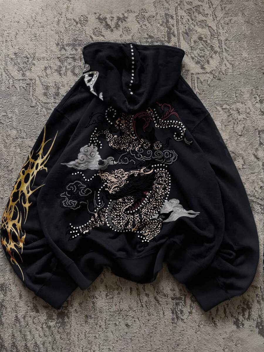 Attitoon Casual Pattern All-Over Print Women's Sweatshirt, Suitable For Autumn/Winter - Multicolor - View 1