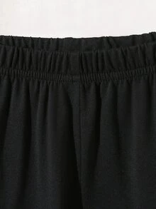 SHEIN 女童圓領長袖運動衫與長褲休閒套裝 - 彩色 - 查看 4