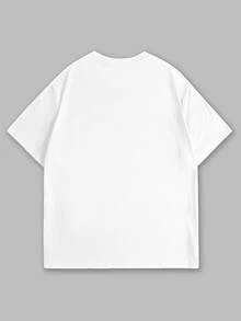 Neovey Men's Colorful Skull Print Casual Round Neck Short Sleeve T-Shirt, Summer - White - View 2