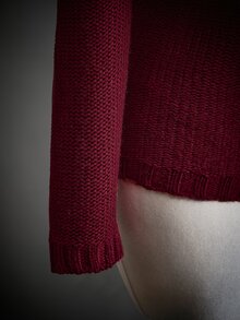 SHEIN ICON Romper Rajut Leher V Dalam Seksi dengan Hiasan Rumbai untuk Wanita - Burgundy - View 8