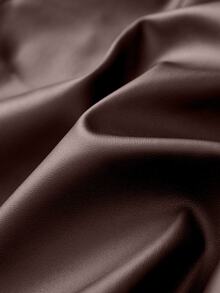 Franclia Women's Solid Color Pleated Casual Fashionable Versatile Shorts - Mocha Brown - View 7