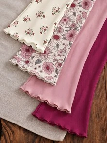 2PCS Baby Girls Bottoms - Multicolor - View 5