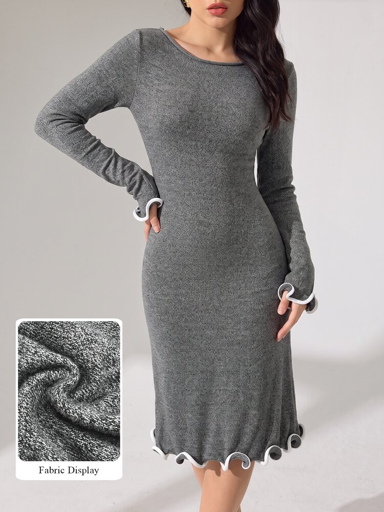 Modelyn Women Midi Dresses - Grey - View 12