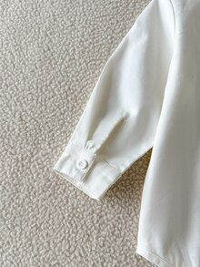 Souflis Souflis 男嬰秋冬棕色西裝背心連身衣，白色領口領結長袖上衣搭配棕色長褲，百搭舒適，適合戶外活動與場合 - 棕色 - 查看 6