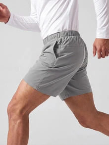 TekDrob Water Repellent And UV Protection Drawstring Shorts With Single Security Pocket - Grey - View 4