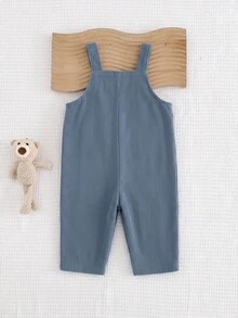 THE HAPPY LOOK Baby Boy Excavator Embroidery Casual Overalls,Autumn And Winter Clothing - Multicolor - View 3