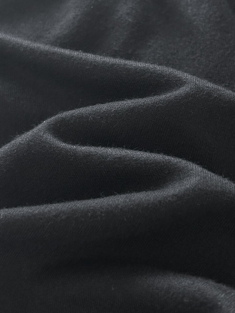 SHEIN بنطلون طويل للفتيات الصغيرات، مصنوع من مزيج القطن مع فيونكة، بأسلوب متسع، مناسب للربيع والصيف والخريف والشتاء والهالوين والكريسماس. - الأسود - مشاهدة 10