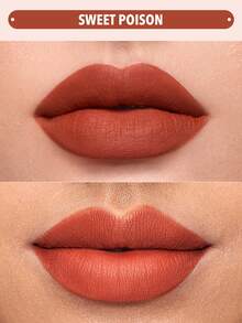 SHEGLAM Matte Allure Liquid Lipstick-Sweet Poison Lip Combo Brand Beauty Cosmetic Makeup For Women And Girls - Sweet Poison - View 2
