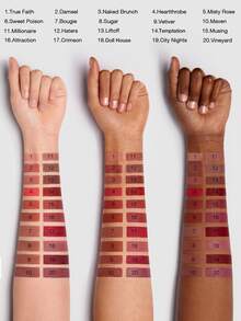 SHEGLAM Matte Allure Liquid Lipstick-Sweet Poison Lip Combo Brand Beauty Cosmetic Makeup For Women And Girls - Sweet Poison - View 6