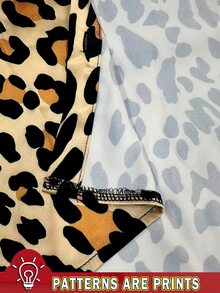INAWLY Women's Long-Sleeved Satin Leopard Print Blouse With Lantern Sleeves, Suitable For Office Wear. - Multicolor - View 1
