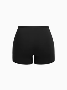 Slumbrini 3pcs/Set Plus Size Women Lace Print Comfortable Breathable Curve-Hugging Shorts, Ideal Gift - Multicolor - View 8