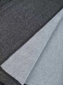 Allurite 女款長版優雅通勤羊毛大衣 辦公室深灰色冬季款 - 深灰色 - 查看 11