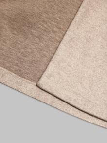 SHEIN Autumn/Winter Elegant Gentle Commute Long Overcoat - Khaki - View 7