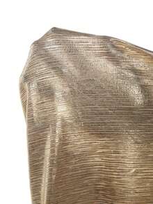 Mistrie Women's Solid Color Casual Versatile Everyday Camisole Top - Gold - View 8