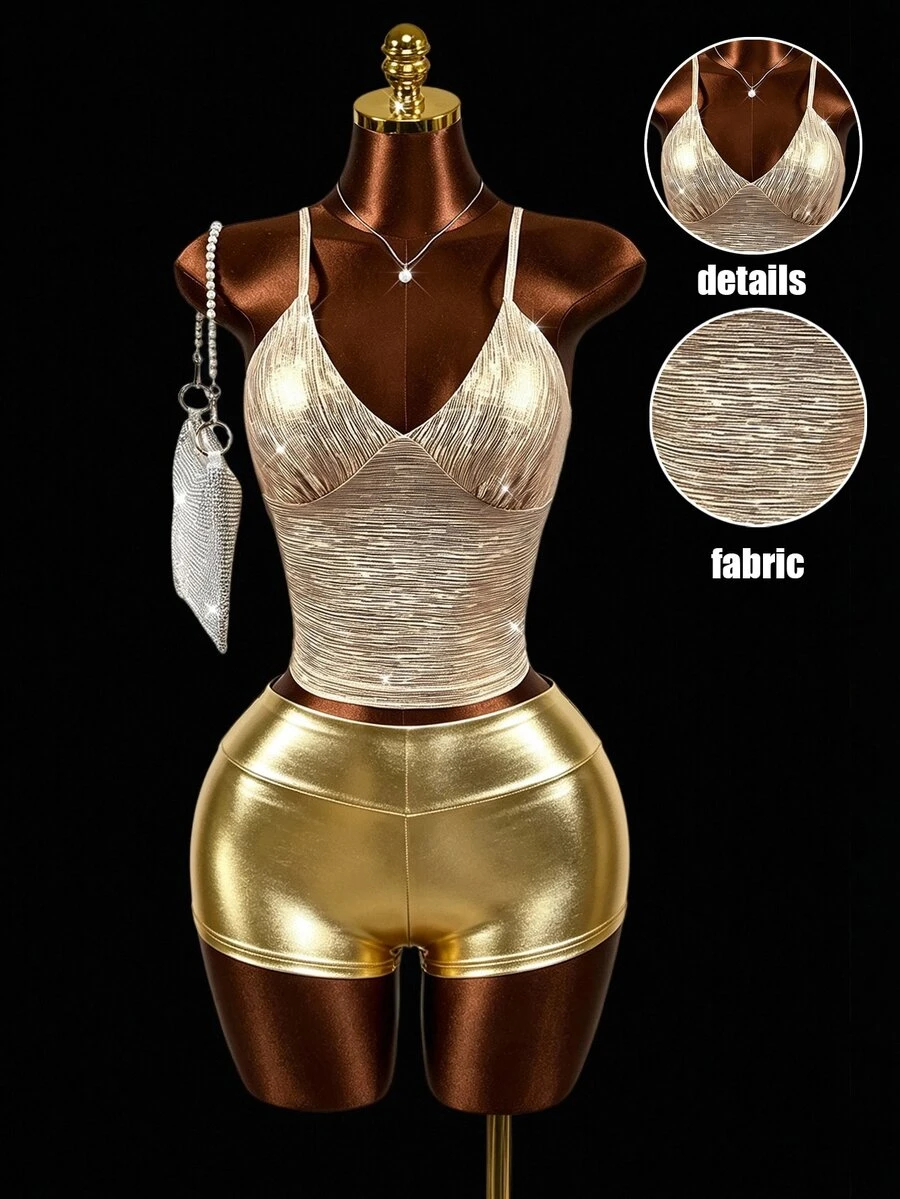 Mistrie Women's Solid Color Casual Versatile Everyday Camisole Top