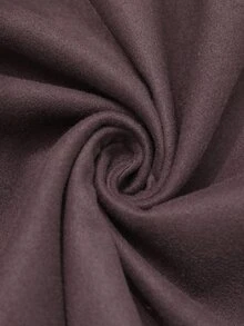 EMERY ROSE Women's Solid Color Large Lapel Long Sleeve Elegant Overcoat Office Dark Brown Autumn Winter Coats For Women - Coffee Brown - View 9