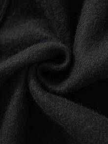 Neovey Men Casual Double-Hood Zip-Up Hooded Jacket, Grunge, Fall - Black - View 5