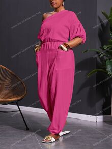 Veslaya 春夏新品 音樂節 復活節 聖帕翠克節 西部風 寬鬆 優雅 性感 休閒 游牧風 度假 淡粉色 早午餐 正式 - 玫紅色 - 查看 7