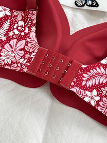 SHEIN Comfortable Printed Seamless Women's Underwear Set 3pcs - Multicolor - View 3