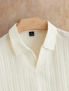 HIMLAND 3pcs Pack Men's Minimalist Ice Silk Feel Short Sleeve Polo Shirts, Summer Halloween Winter Party Autumn - Multicolor - View 4