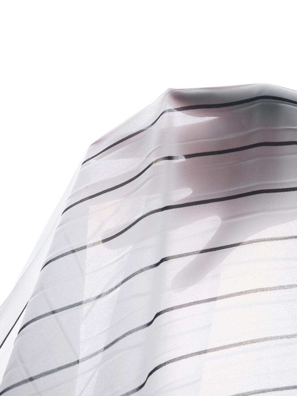 Modern Urban Women Black & White Contrast Pleated Patchwork High Waist Draped Wide Leg Pants Office Wear