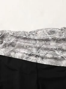Tween女孩印花抽繩簡約時尚百搭休閒長褲 秋冬款 - 彩色 - 查看 12