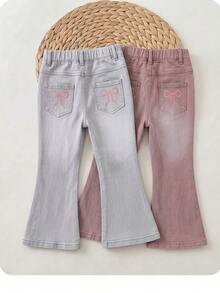 Kids Young Girl Young Girl 2PCS Young Girls Pants - Multicolor - View 4
