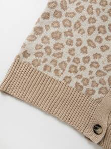 SHEIN Autumn Outfit For Women-Casual Blouses For Women -Leopard Print -Going Out Tops For Women - Multicolor - View 8
