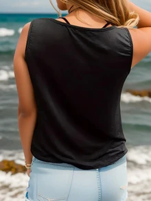 INAWLY Women Tank Tops & Camis - Black - View 2