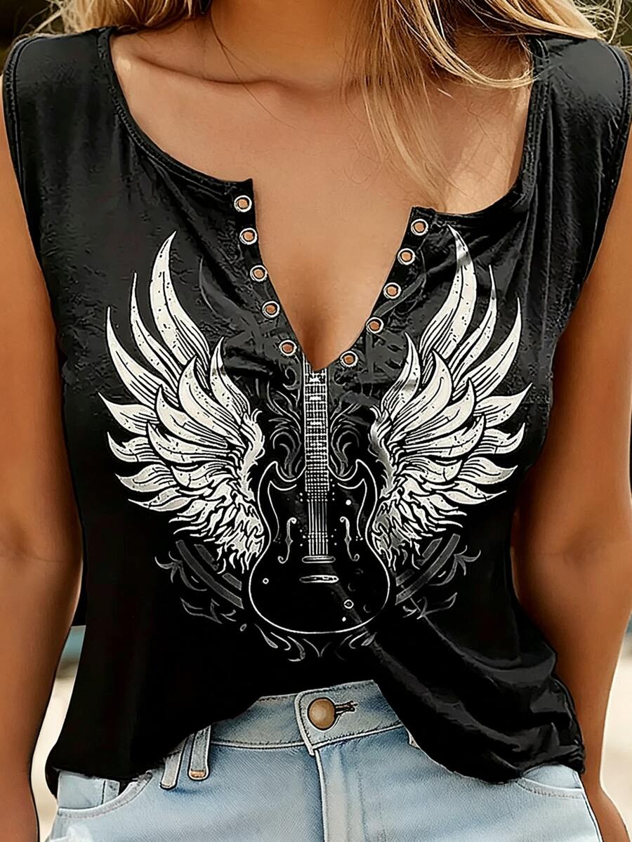 INAWLY Women Tank Tops & Camis - Black - View 1