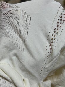 Mistrie 女款純色立領長袖鏤空性感繃帶緊身洋裝，適合夜店、外出、派對，奶油白，秋季 - 米色 - 查看 7
