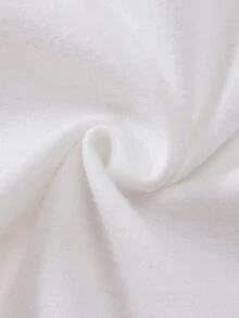 Celana Panjang Lebar Bermotif untuk Anak Perempuan, Warna Dasar Ungu dengan Motif Bunga Cat Air Cerah di Sisi-Sisi, Blok Warna, Gaya Liburan yang Enerjik, Musim Dingin Korea - Putih - View 8