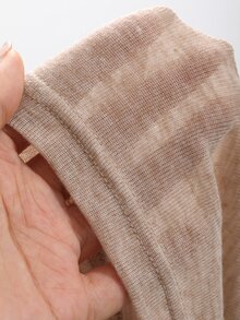 Livesso Ladies' Solid Color Simple Daily Long Sleeve Top Summer - Brown - View 11