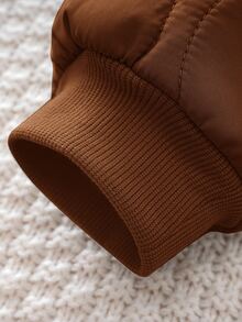 Cozy Pixies Baby Boy Baby Girl Autumn And Winter Casual Versatile Three-Dimensional Ear Hooded - Brown - View 6