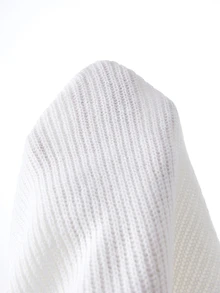 Lyckli Maternity Autumn Casual Solid Color Patchwork 2 In 1 Sweater Winter - White - View 9