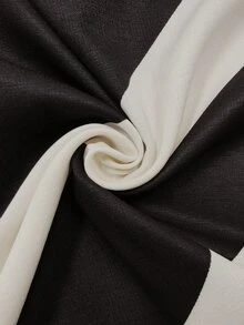 GlowEve CURVE Plus-Size Women's Autumn Collection: Elegant Skirts, A-Line Skirts, Wedding & Party Skirts, Halloween Costumes, Black Skirts,Suitable For DailyCommute - Black and White - View 5