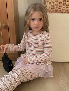 Dazy Kids 女童秋季服飾 波點無袖背心上衣 + 波點裙 2件套 夏季 - 彩色 - 查看 5