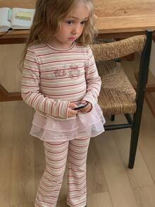 Dazy Kids 女童秋季服飾 波點無袖背心上衣 + 波點裙 2件套 夏季 - 彩色 - 查看 6