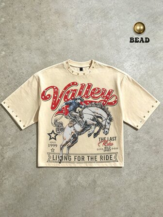 Street Life Camiseta de verano 2026 nueva para hombre estilo vacaciones con diseño de estampado gráfico casual manga corta para mujer y pareja cuello redondo