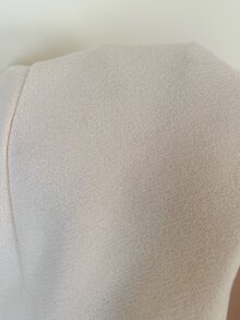 FavEase New 2026 ModelWomen's Wool Blend Casual Elegant Commute Office Double-Breasted Solid Color Coat Off-White Autumn - Apricot - View 6