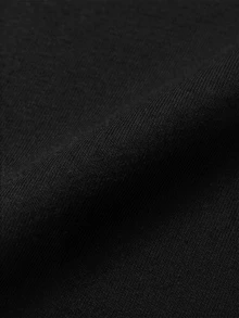 GlowEve CURVE Plus Size Women's Casual Fashion V-Neck Hooded Sweatshirt Thin Style Suitable For Spring And Autumn - Black - View 5