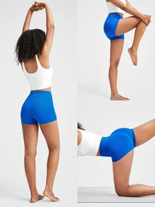 GLOWMODE Women Sports Shorts - Blue - View 7